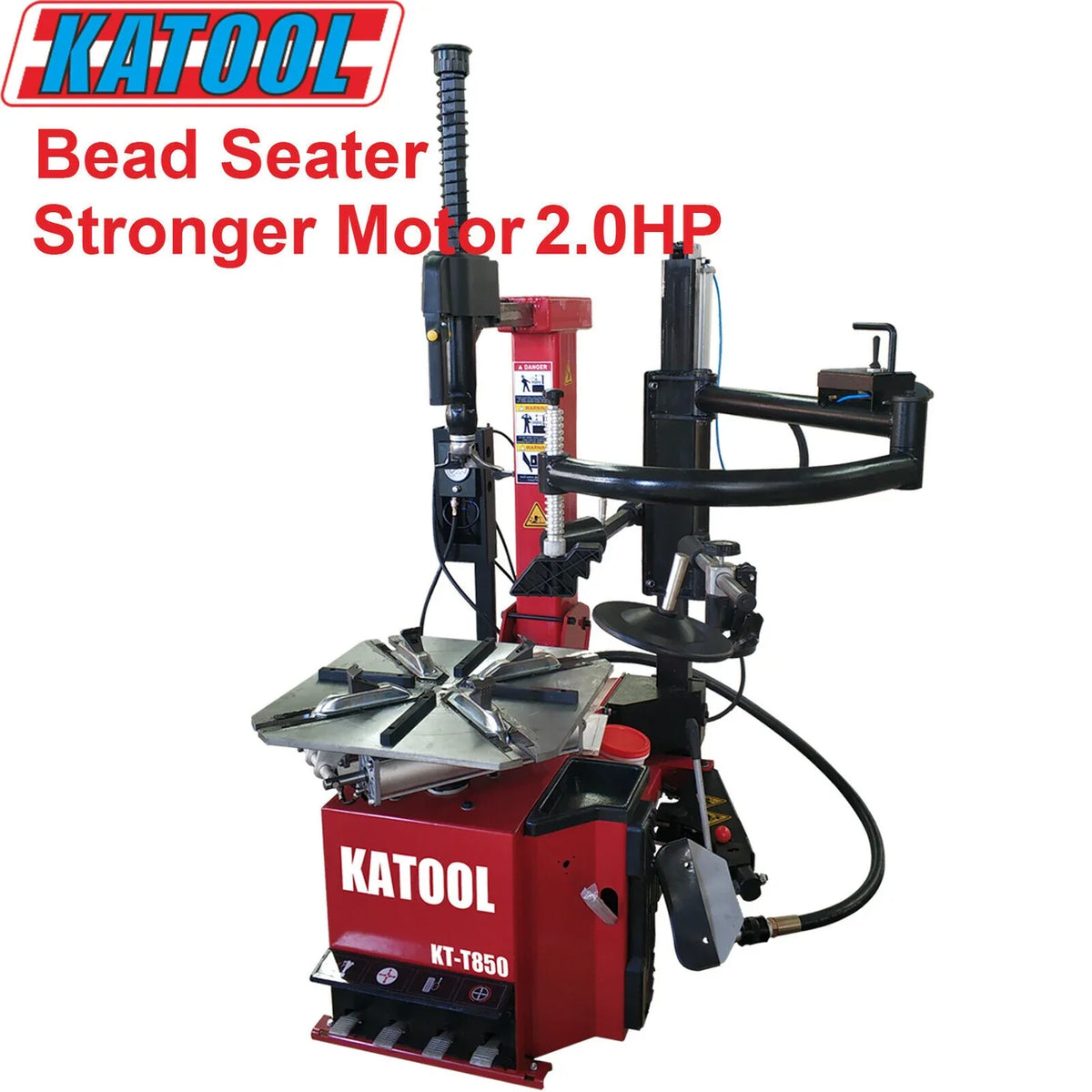 Katool | KT-T850 Tilt-Arm Wheel Clamp Tire Changer Machine