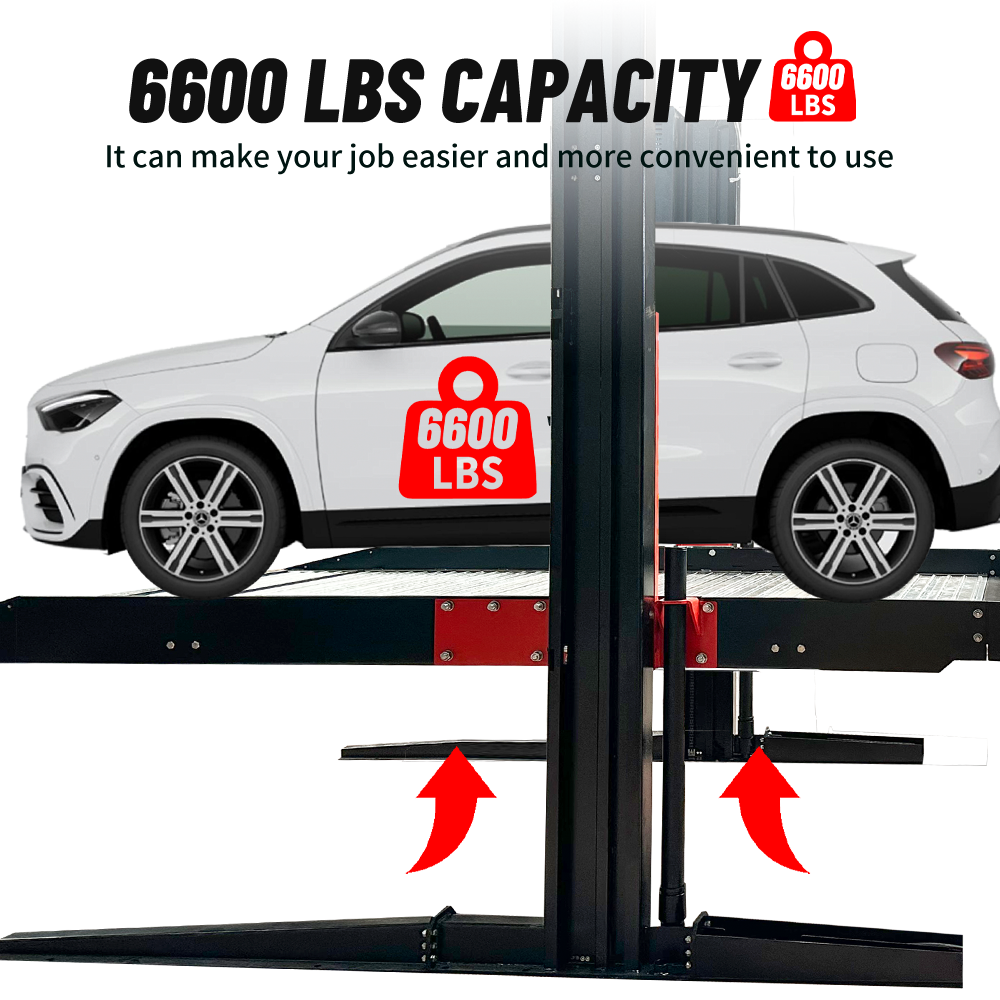Katool | KT-P2700 6600 lbs Two-Post Platform Parking Lift