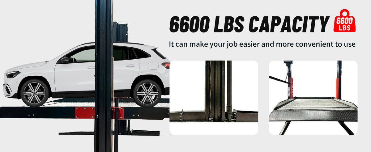 Katool | KT-P2700 6600 lbs Two-Post Platform Parking Lift