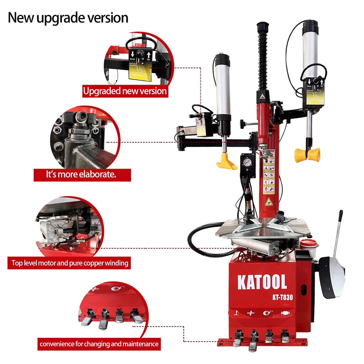Katool | KT-T830 Tire Changer & KT-B750 Wheel Balancer Combo
