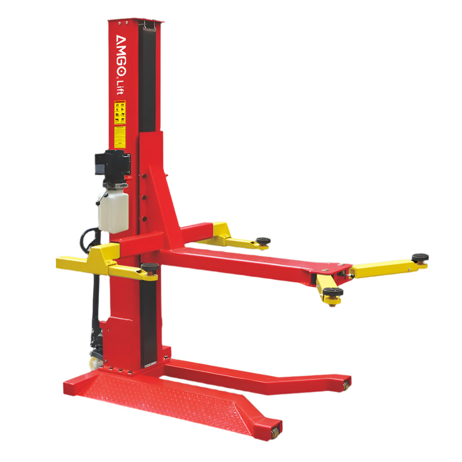 Amgo SML-7 Single Post Car Lift - 7,000 lb