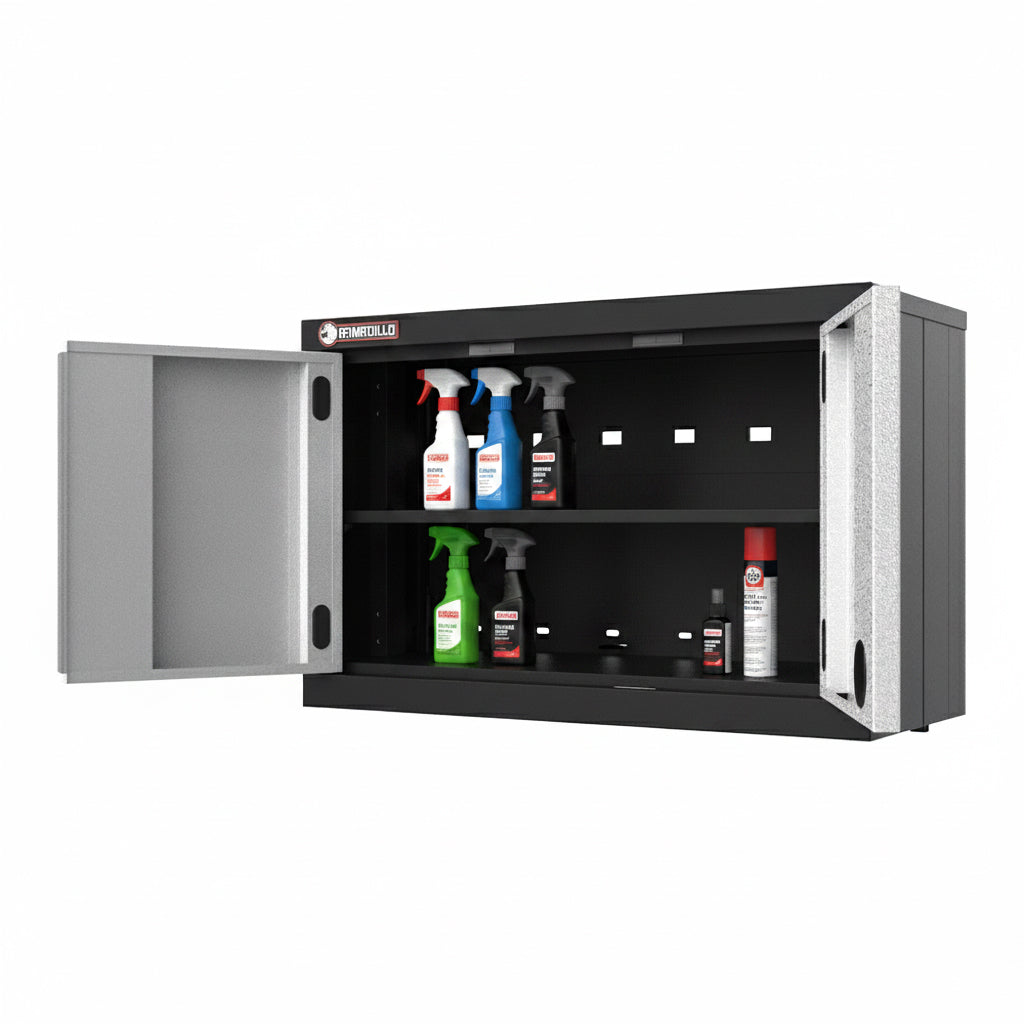 Armadillo Tough Garage Wall Cabinet in Gray