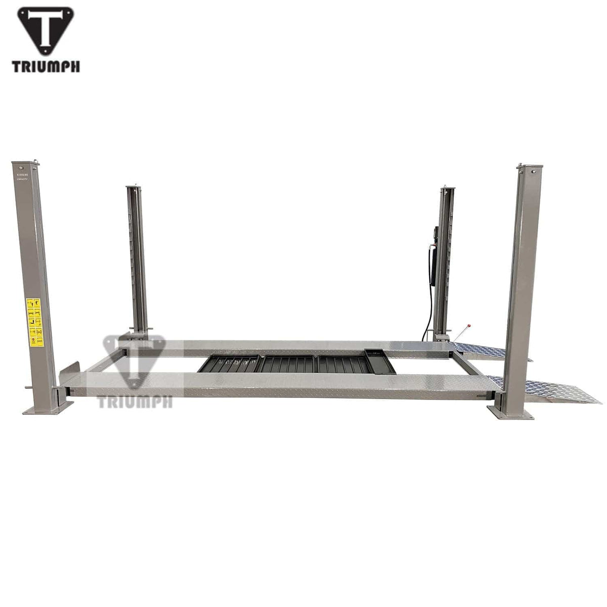 Triumph NSS-8XLT 8,000 lb Four-Post Car Lift for Service and Storage