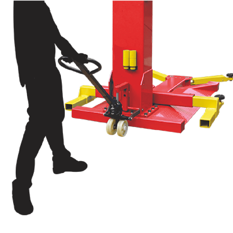 Amgo SML-7 Single Post Car Lift - 7,000 lb