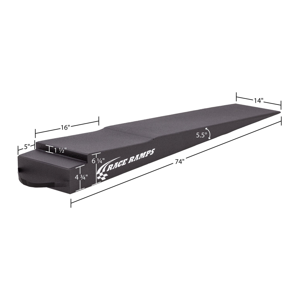 Race Ramps - 7" Trailer Ramps w/ flap cutout
